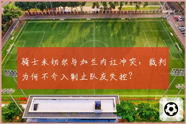 骑士米切尔与加兰内讧冲突，裁判为何不介入制止队友失控？